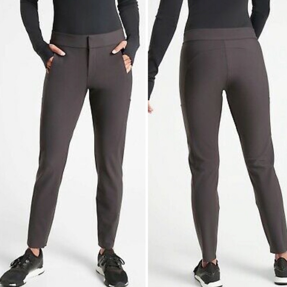 Athleta Stellar Trouser / Grey/  size 6